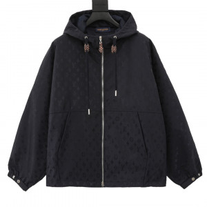 LV zippered windbreaker jacket