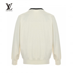 Louis Vuitto* 23FW Star Jacquard Round Neck Sweater