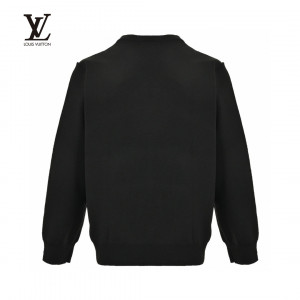 Louis Vuitto* 23FW Star Jacquard Round Neck Sweater