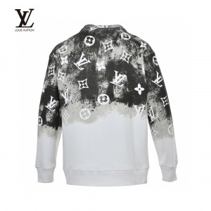 Louis Vuitto* 23FW Starry Sky Monogram Gradient Round Neck Sweatshirt