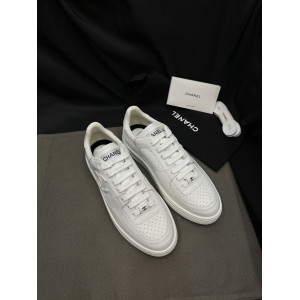 Chan*l Air Force 1 Low White Sneakers