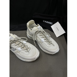 Chan*l 23c White Warrior Sneakers