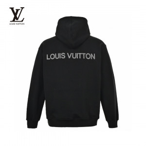 Louis Vuitto* 23FW Embellished Alphabet Hoodie