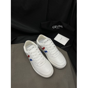 Celin* 2023 Red and Blue Striped Sneakers