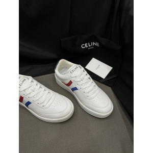 Celin* 2023 Red and Blue Striped Sneakers