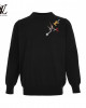  Louis Vuitto* 23FW Multielement Embroidered Knit Sweater