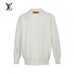  Louis Vuitto* 23FW Multielement Embroidered Knit Sweater