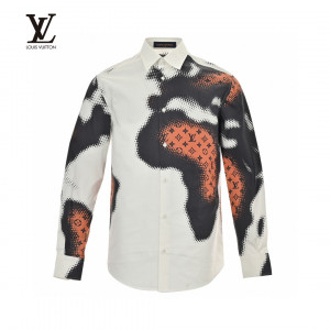 Louis Vuitto* 23FW Pixel Printed Shirt