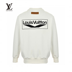 Louis Vuitto* 23FW Twisted Letter Printed Round Neck Sweatshirt