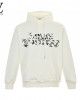 Louis Vuitto* 23Fw Blurred Lettering Hooded Sweatshirt