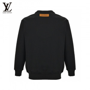 Louis Vuitto* 23Fw Curved Letter Crew Neck Sweatshirt